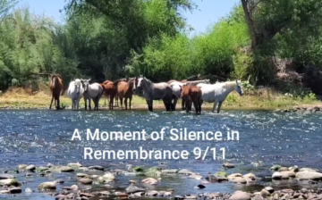 A moment of silence in remembrance of 9-11 …