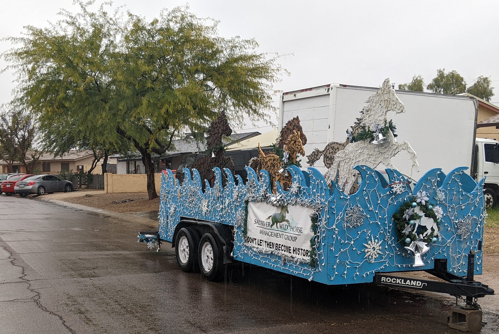 Sometimes it does rain on our parade, literally…