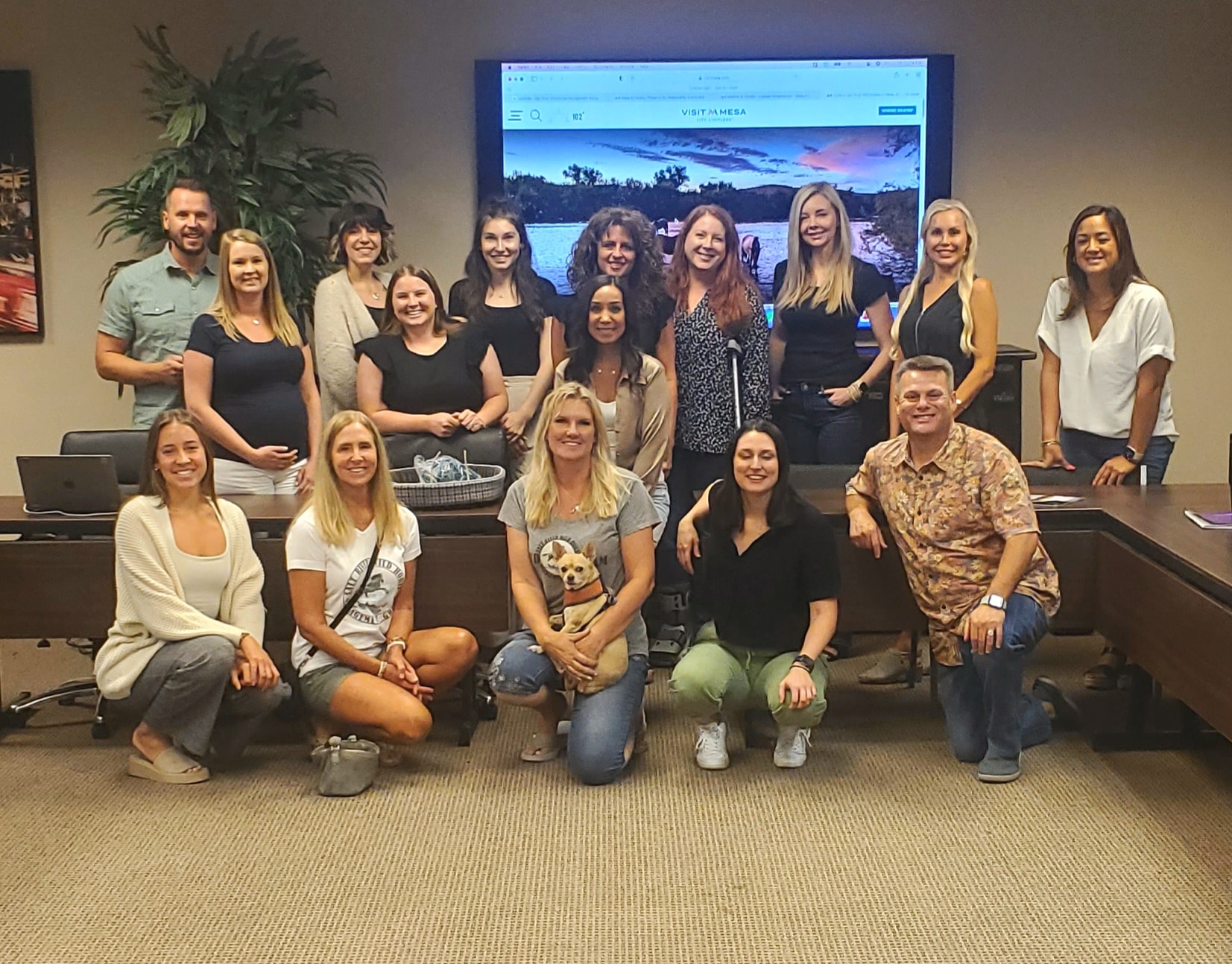 We had a great presentation/meeting with the awesome folks of VisitMesa today!