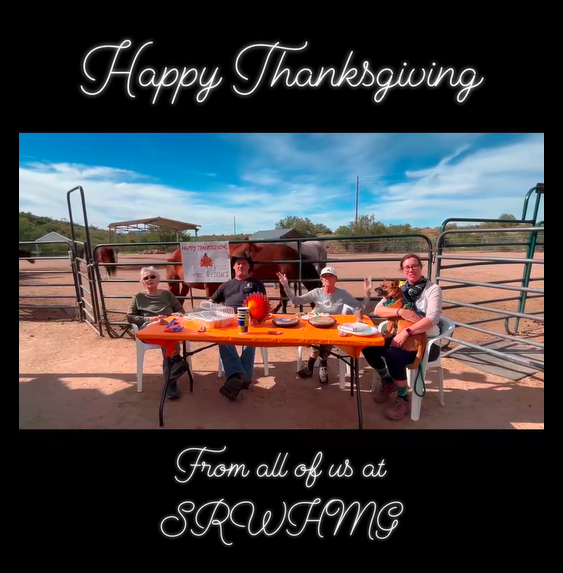 Happy Thanksgiving from All of Us at SRWHMG