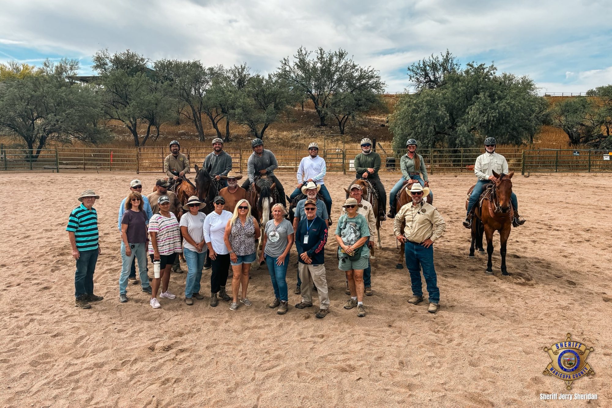 Congratulations to the newly graduated mounted riders!
